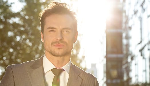 handsome main in business suit