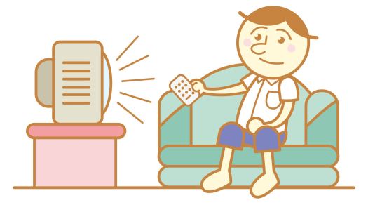 home alone watching tv